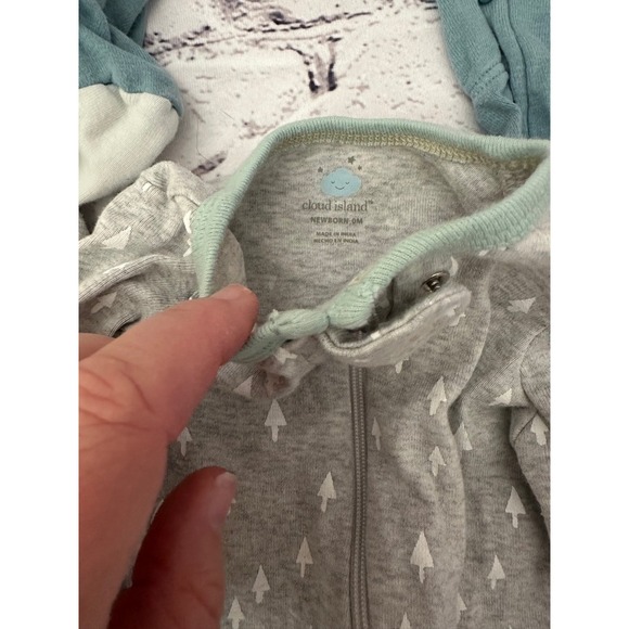 cloud island‎ sleepers 0-3 month lot of 5 - Picture 5 of 8